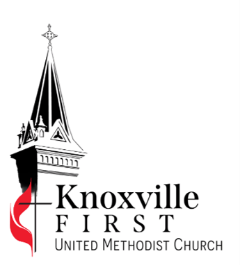 Knoxville Iowa First United Methodist Church logo reversed